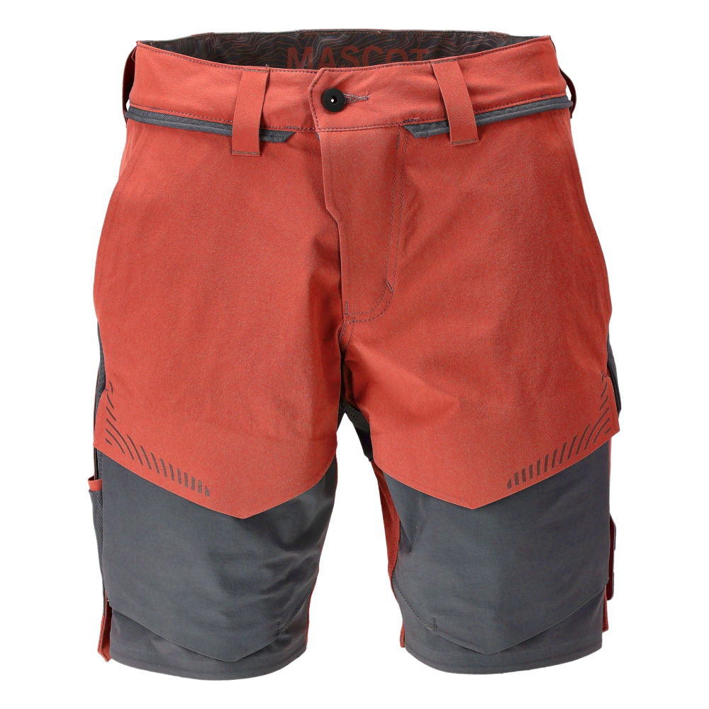 MASCOT® Shorts 22149-605 Herbstrot/Anthrazitgrau