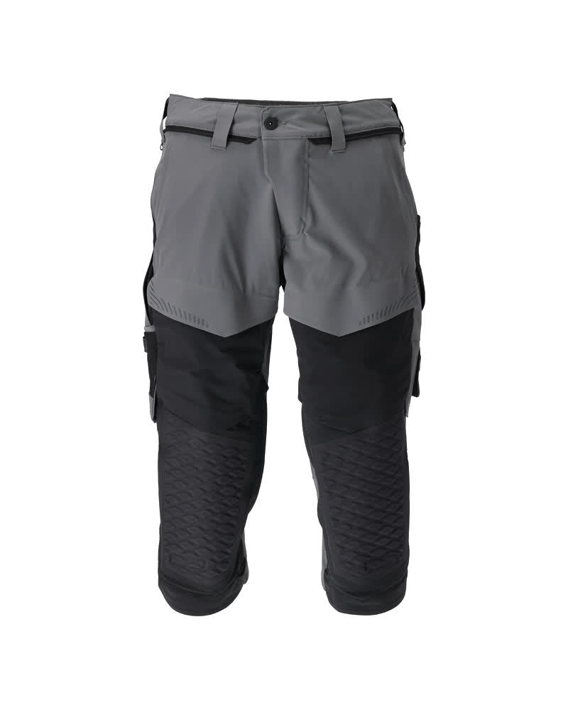 MASCOT® Dreiviertel-Hose mit Knietaschen 22249-605 Anthrazitgrau/Schwarz