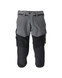 MASCOT® Dreiviertel-Hose mit Knietaschen 22249-605 Anthrazitgrau/Schwarz