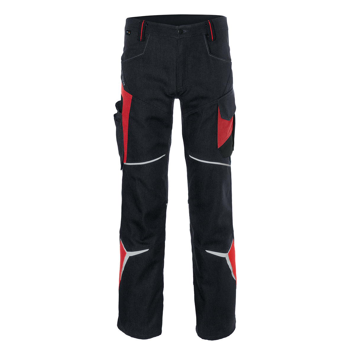 KÜBLER BODYFORCE Hose 2225 5302 schwarz/mittelrot