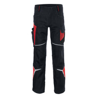 KÜBLER BODYFORCE Hose 2225 5302 schwarz/mittelrot