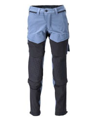 MASCOT® Hose mit Knietaschen 22279-605 Steinblau/Schwarzblau