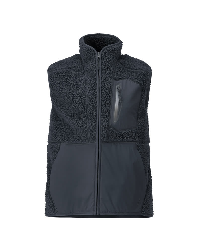 MASCOT® Faserpelz Weste mit Reißverschluss 22465-682 Schwarzblau