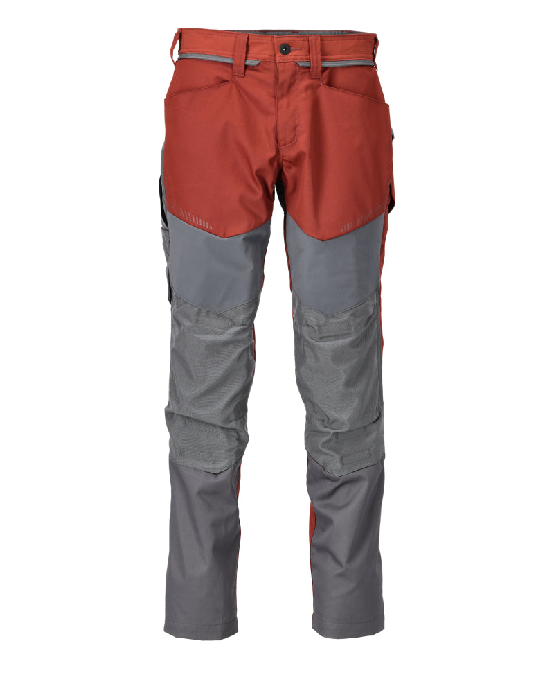 MASCOT® Hose mit Knietaschen 22479-230 Herbstrot/Anthrazitgrau