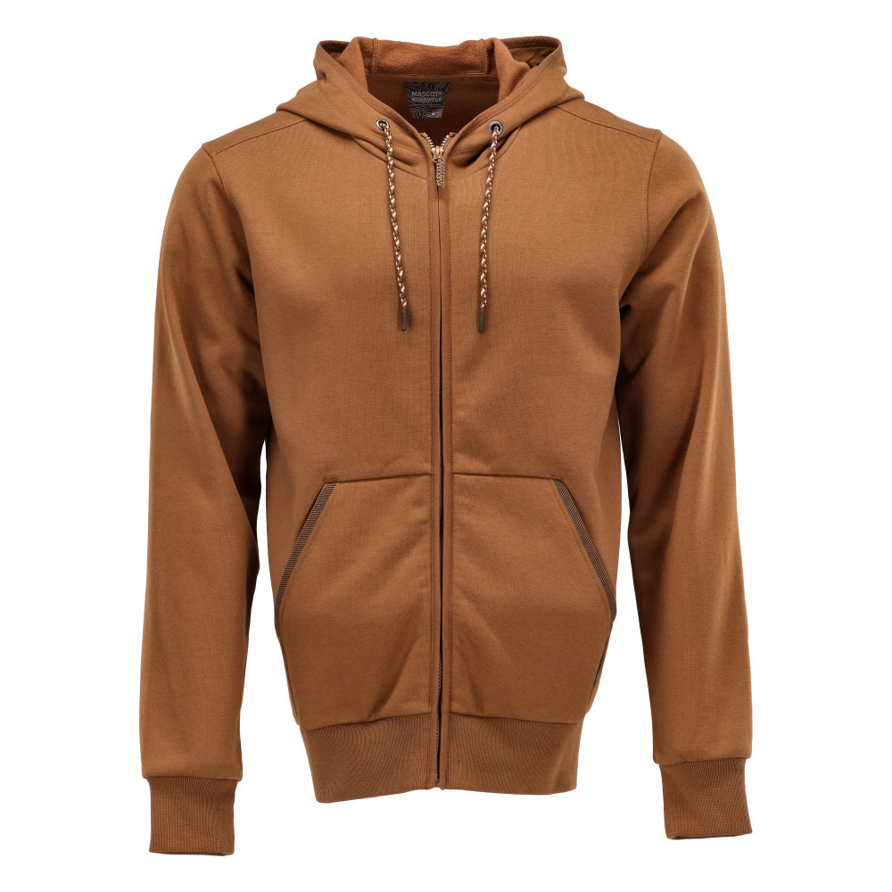 MASCOT® Kapuzenpullover mit Reißverschluss 22486-378 Nussbraun
