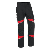 KÜBLER ACTIVIQ cotton+ Hose 2250 3421 schwarz/mittelrot