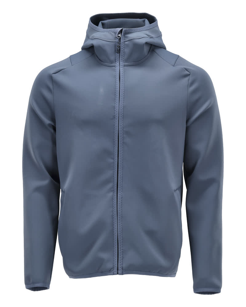 MASCOT® Fleecejacke mit Kapuze 22586-608 Steinblau