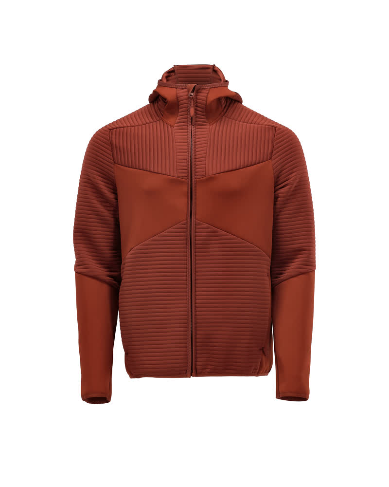 MASCOT® Fleece Kapuzenpullover mit Reißverschluss 22603-681 Herbstrot