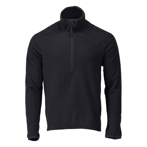 MASCOT® Microfleece Pullover mit kurzem Reißverschluss 22703-639 Schwarzblau