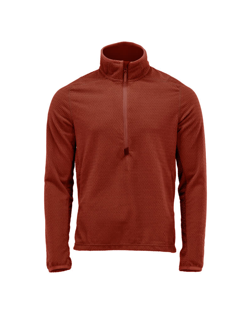 MASCOT® Microfleece Pullover mit kurzem Reißverschluss 22703-639 Herbstrot