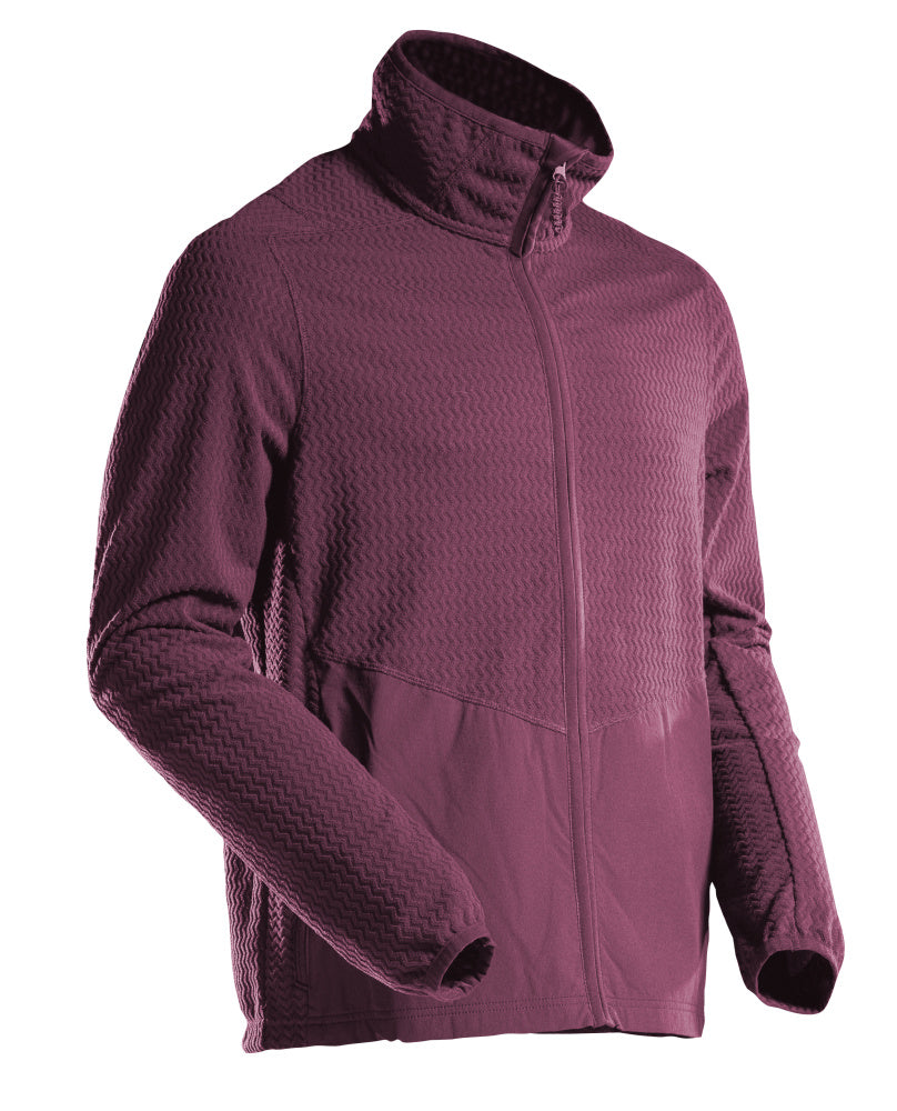 MASCOT® Microfleece Pullover mit Reißverschluss 22803-639 Bordeaux