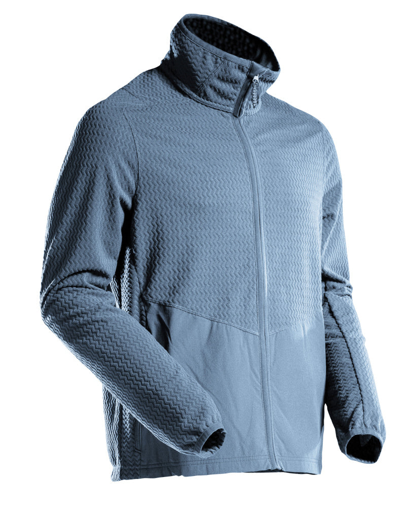MASCOT® Microfleece Pullover mit Reißverschluss 22803-639 Steinblau