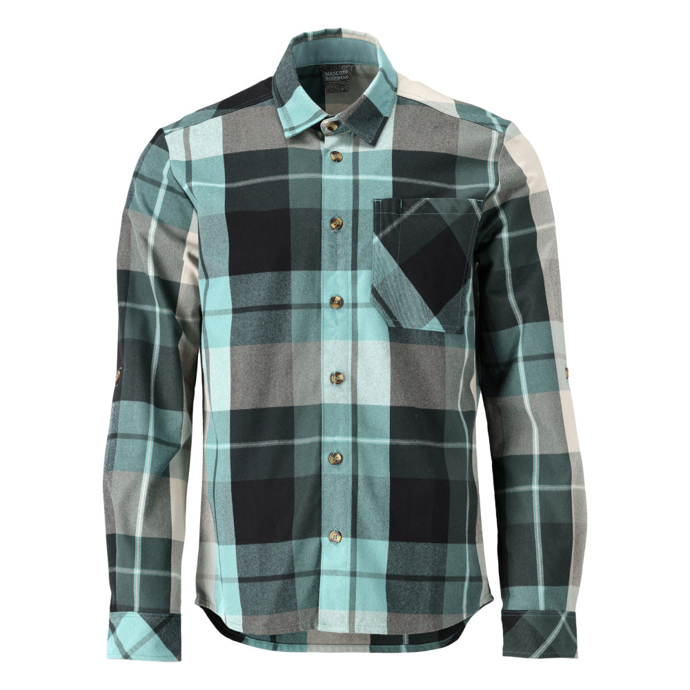 MASCOT® Hemd 22904-446 Waldgrün-kariert