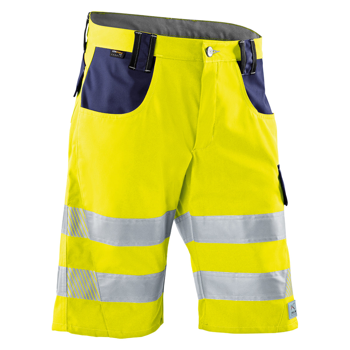 KÜBLER REFLECTIQ Shorts PSA 2 2307 8340 warngelb/dunkelblau