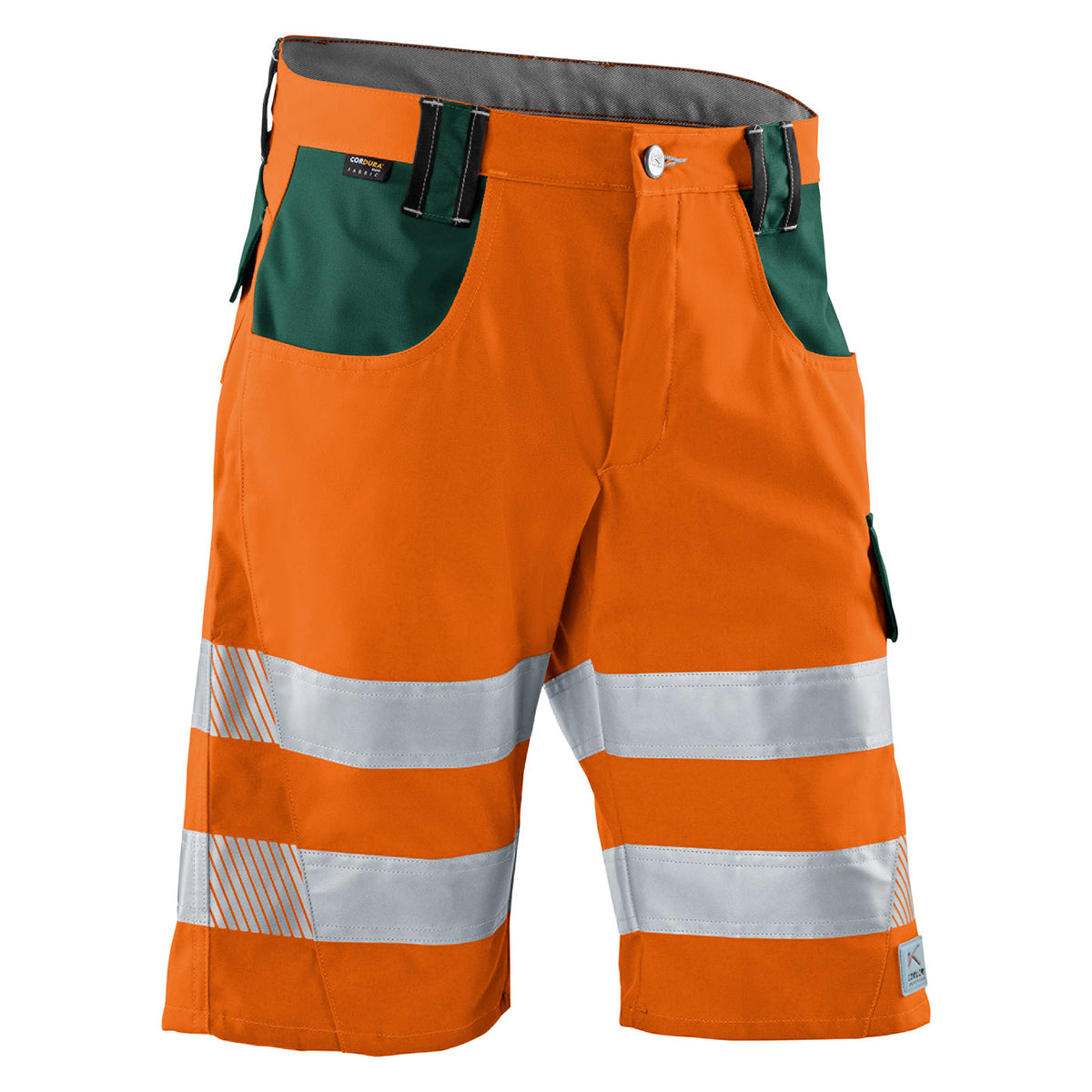 KÜBLER REFLECTIQ Shorts PSA 2 2307 8340 warnorange/moosgrün