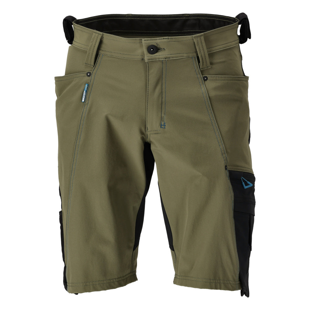 MASCOT® Shorts 23149-311 Moosgrün/Schwarz