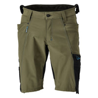 MASCOT® Shorts 23149-311 Moosgrün/Schwarz