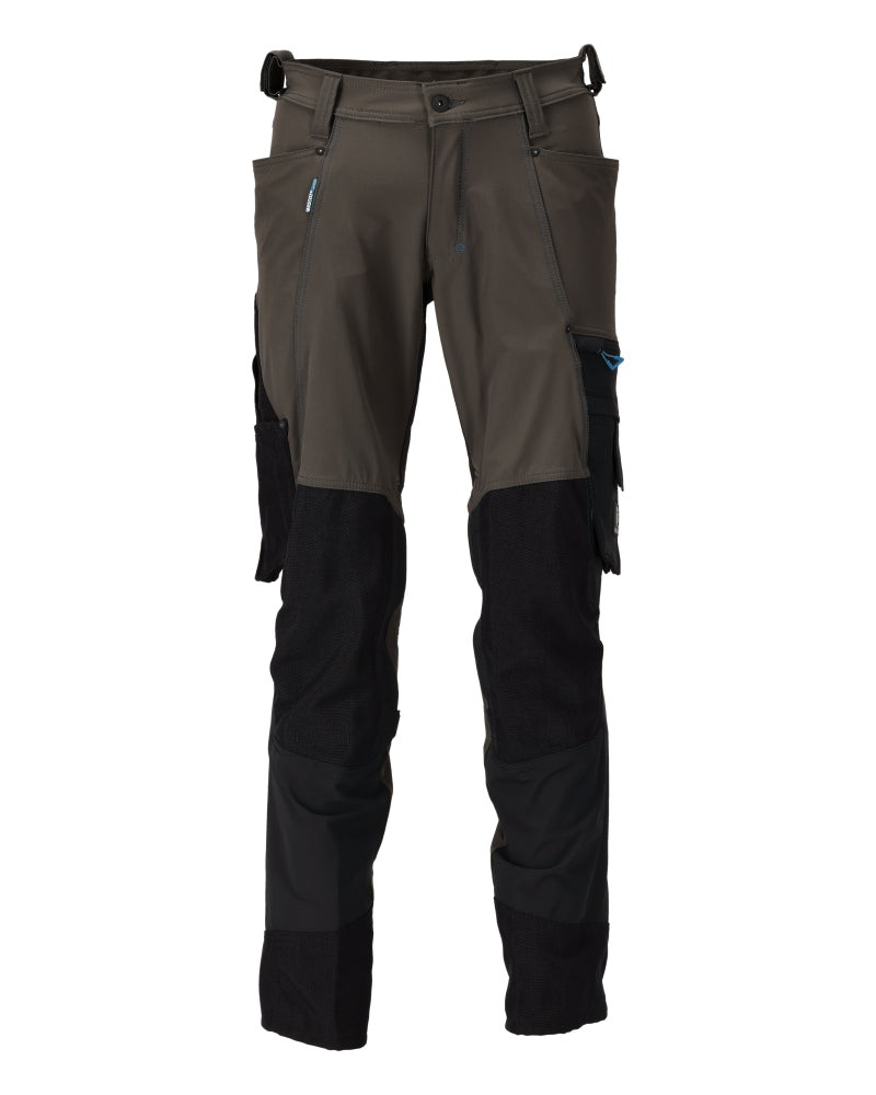 MASCOT® Hose mit Knietaschen 23179-311 Dunkelanthrazit/Schwarz