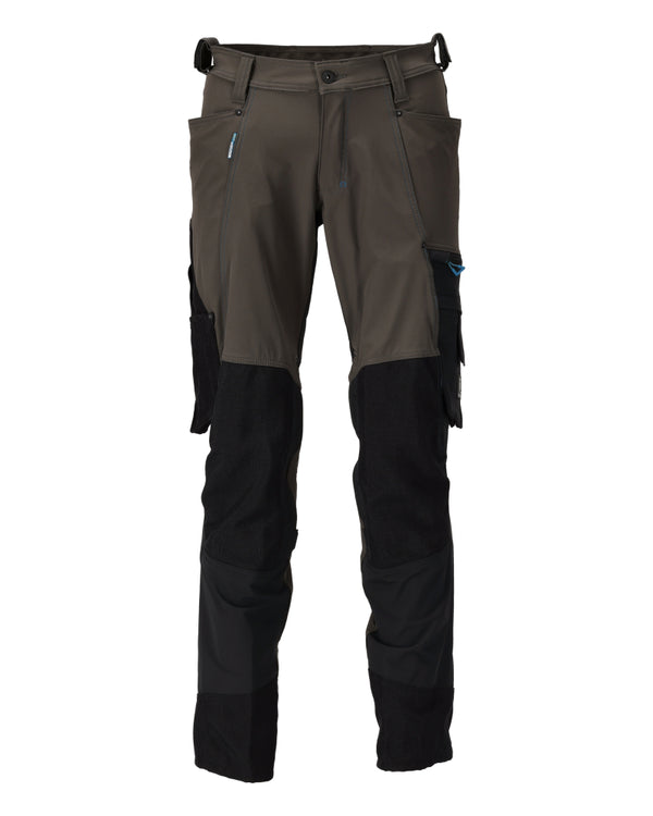 MASCOT® Hose mit Knietaschen 23179-311 Dunkelanthrazit/Schwarz