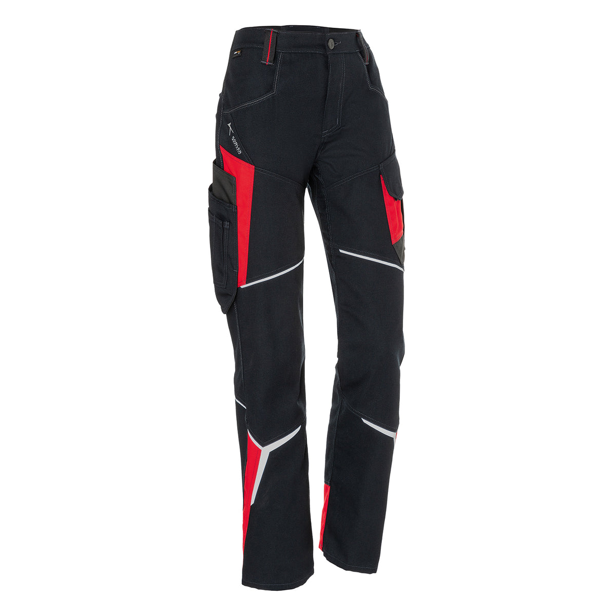 KÜBLER BODYFORCE Damenhose 2325 5302 schwarz/mittelrot