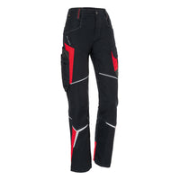 KÜBLER BODYFORCE Damenhose 2325 5302 schwarz/mittelrot