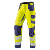 KÜBLER REFLECTIQ Sommerhose PSA 2 2407 8343 warngelb/dunkelblau
