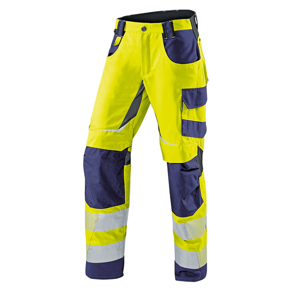 KÜBLER REFLECTIQ Sommerhose PSA 2 2407 8343 warngelb/dunkelblau