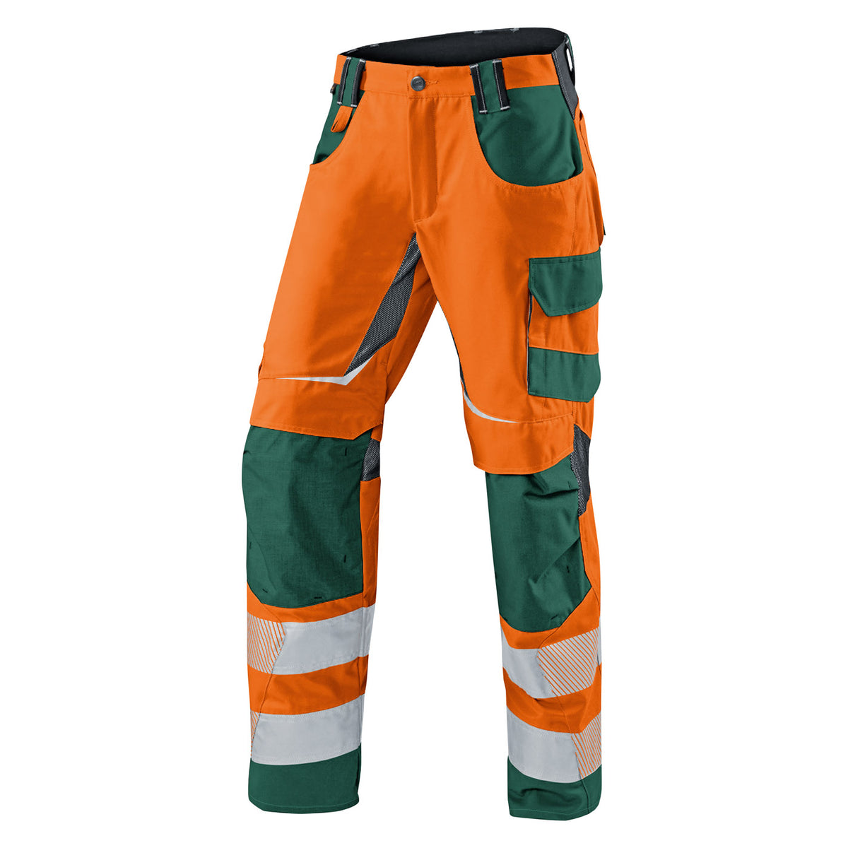 KÜBLER REFLECTIQ Sommerhose PSA 2 2407 8343 warnorange/moosgrün