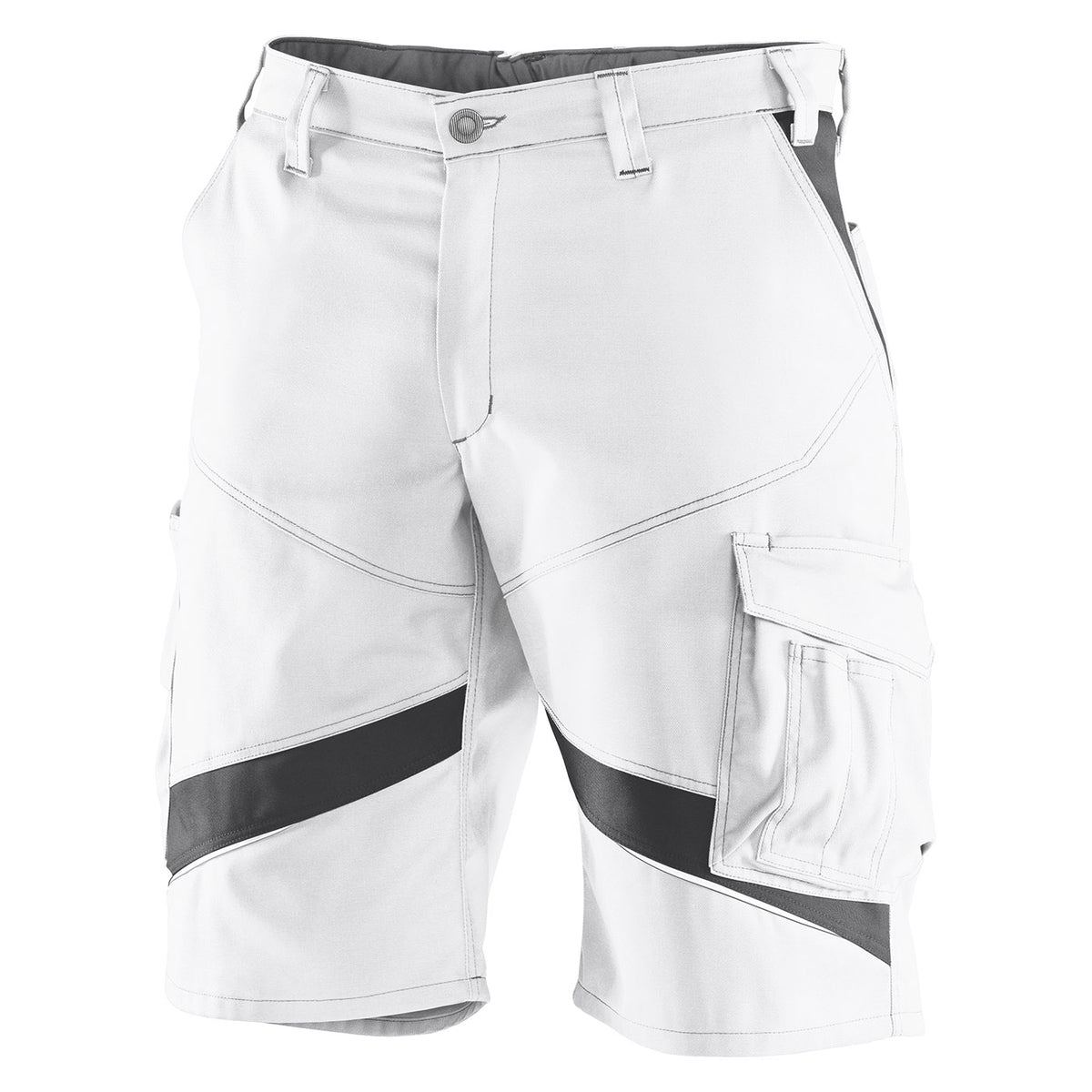 KÜBLER ACTIVIQ Shorts 2450 5365 weiß/anthrazit
