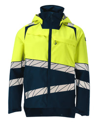 MASCOT® Hardshelljacke 25001-231 Schwarzblau/Hi-vis Gelb