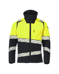 MASCOT® Softshelljacke 25002-246 Schwarzblau/Hi-vis Gelb