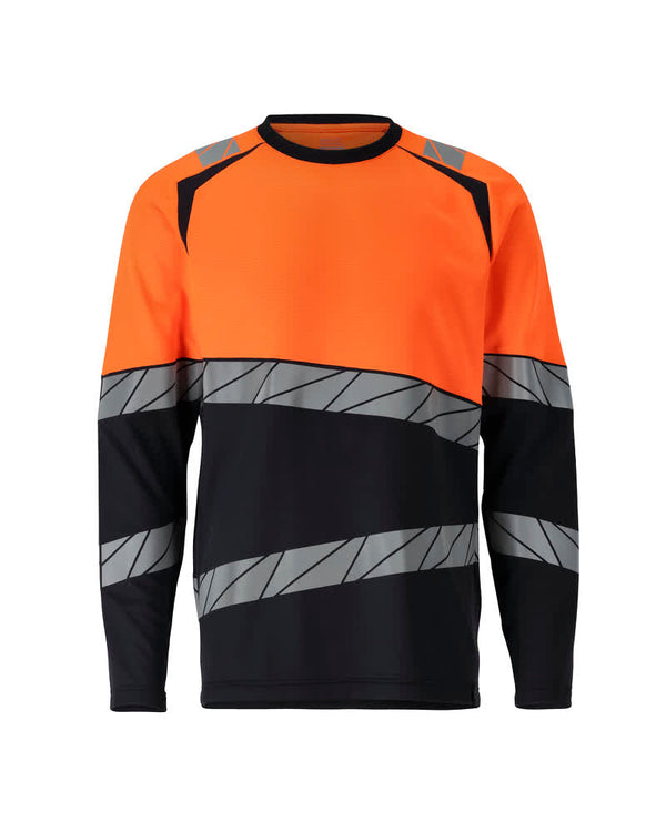 MASCOT® Langarmshirt 25081-771 Schwarzblau/Hi-vis Orange