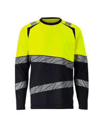 MASCOT® Langarmshirt 25081-771 Schwarz/Hi-vis Gelb