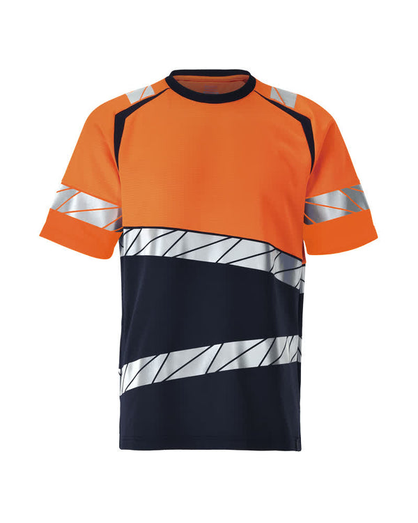 MASCOT® T-Shirt 25082-771 Schwarzblau/Hi-vis Orange