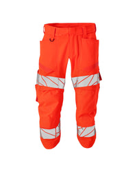 MASCOT® Dreiviertel-Hose mit Knietaschen 25249-236 Hi-vis Rot