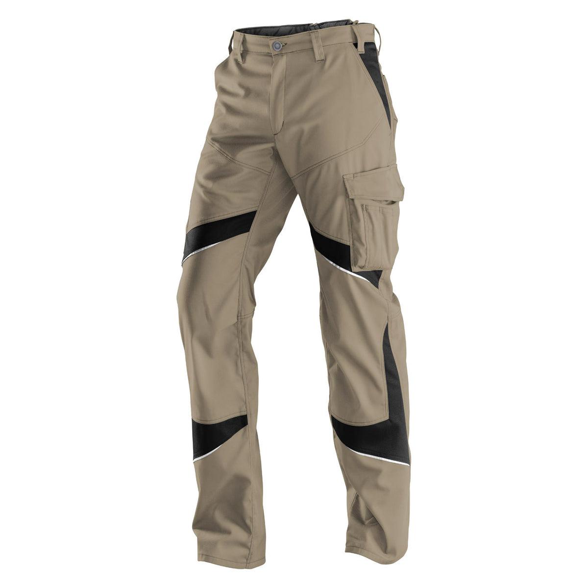 KÜBLER ACTIVIQ Damenhose 2550 5365 sandbraun/schwarz