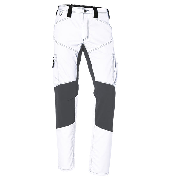 KÜBLER ACTIVIQ Stretchhose 2850 5231 weiß/anthrazit
