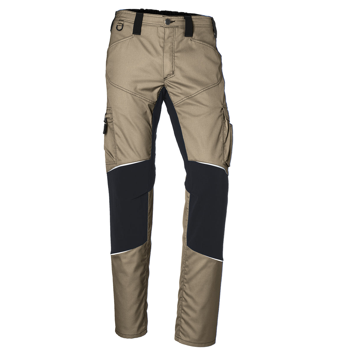 KÜBLER ACTIVIQ Stretchhose 2850 5231 sandbraun/schwarz