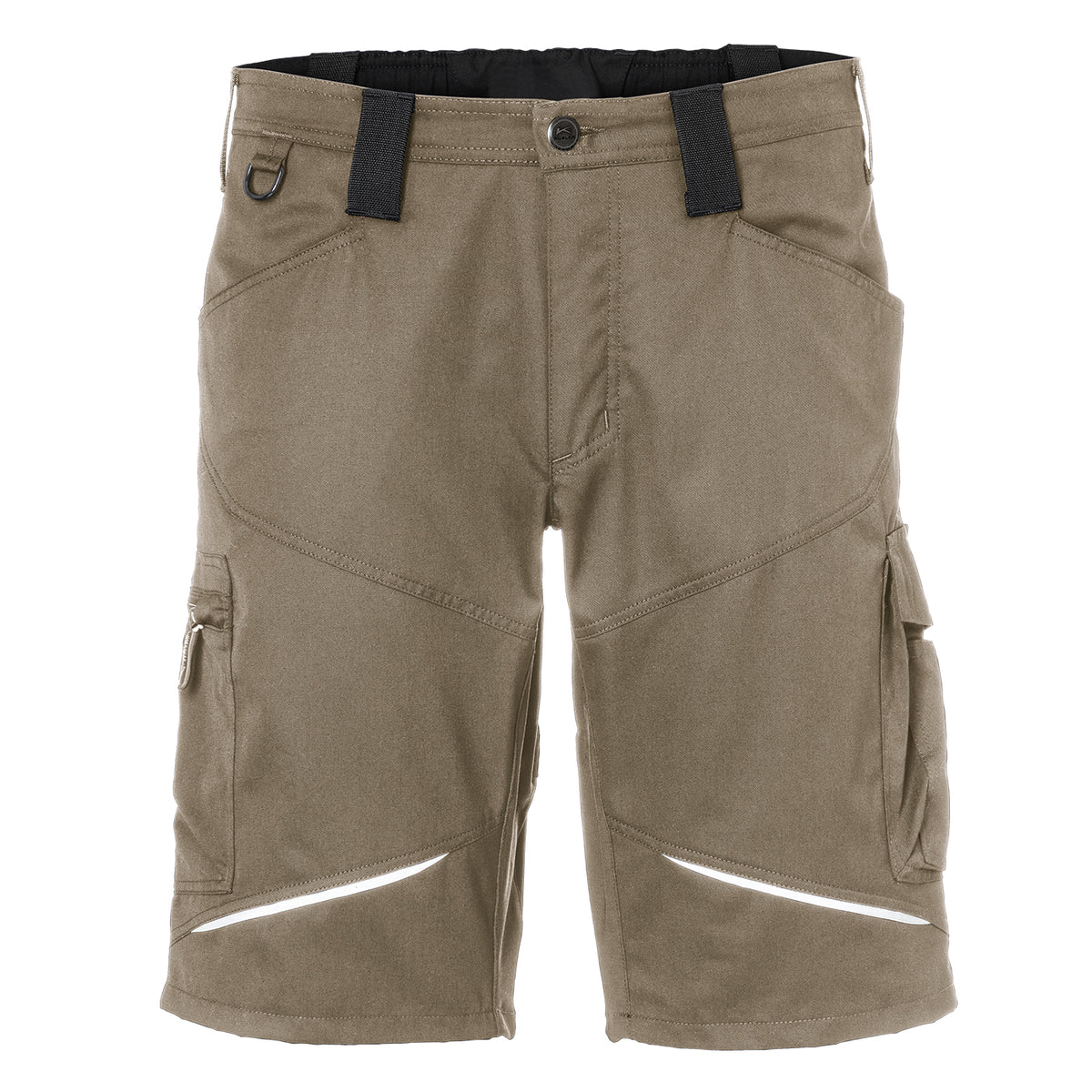 KÜBLER ACTIVIQ Stretchshorts 2950 5231 sandbraun/schwarz