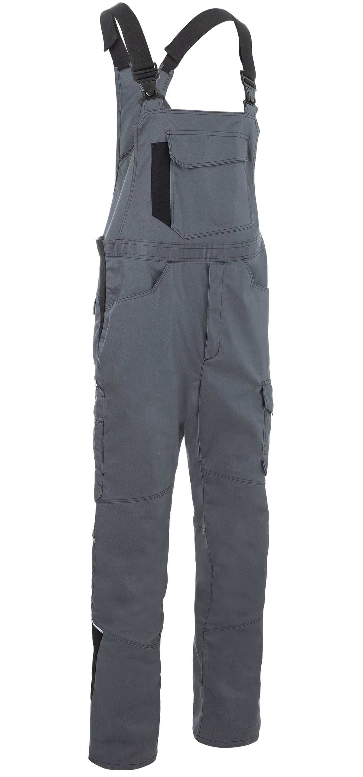 KÜBLER ICONIQ PRO Latzhose 3145 5380 mittelgrau/schwarz