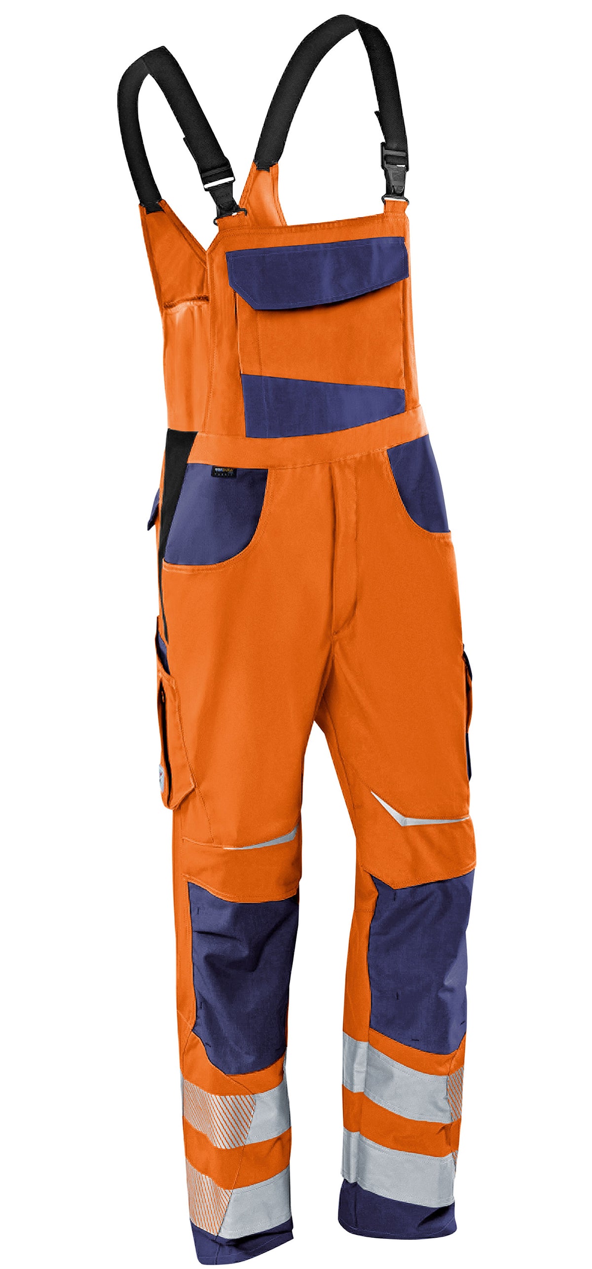 KÜBLER REFLECTIQ Latzhose PSA 2 3207 8340 warnorange/dunkelblau