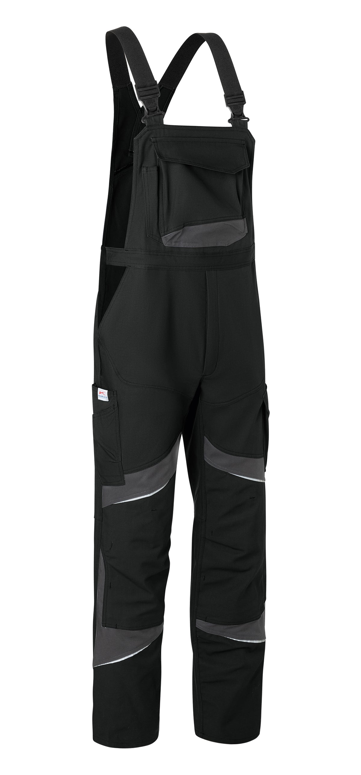 KÜBLER ACTIVIQ cotton+ Latzhose HIGH PSA 2 3255 3421 schwarz/anthrazit