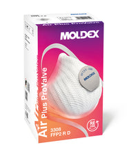 Moldex Atemschutzmaske 3308 - FFP2 R D mit Dichtlippe und Klimaventil - Air Plus ProValve