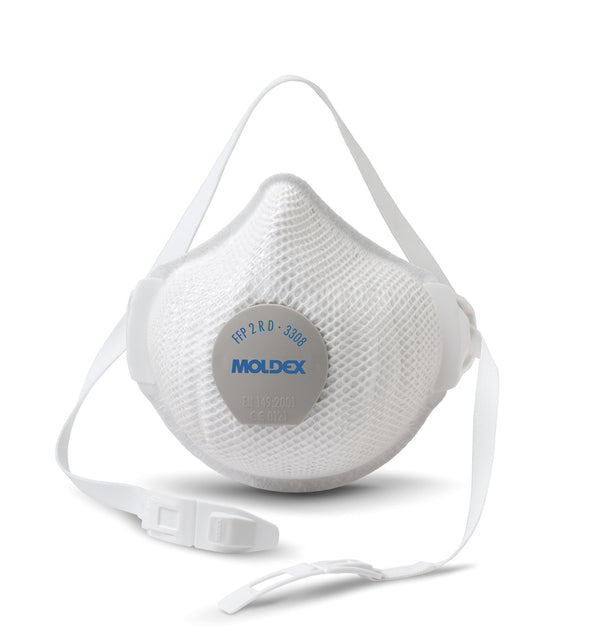 Moldex Atemschutzmaske 3308 - FFP2 R D mit Dichtlippe und Klimaventil - Air Plus ProValve