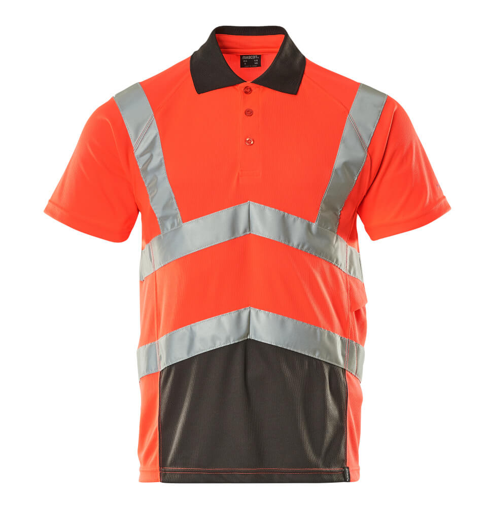MASCOT® Anadia Polo-Shirt 50117-949 Hi-vis Rot/Dunkelanthrazit