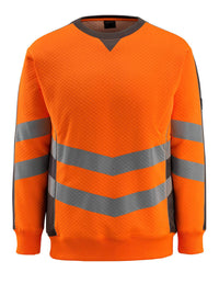 MASCOT® Wigton Sweatshirt 50126-932 Hi-vis Orange/Dunkelanthrazit