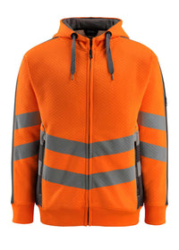 MASCOT® Corby Kapuzenpullover mit Reißverschluss 50138-932 Hi-vis Orange/Dunkelanthrazit