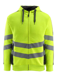 MASCOT® Corby Kapuzenpullover mit Reißverschluss 50138-932 Hi-vis Gelb/Schwarz