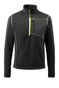 MASCOT® Reims Strickpullover mit kurzem Reißverschluss 50149-951 Schwarz