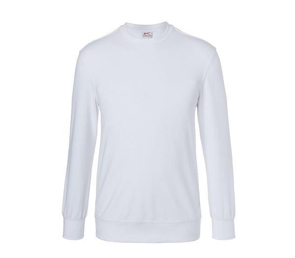 KÜBLER SHIRTS Sweatshirt 5023 6330 weiß